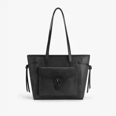 ECOSUSI - Bolso Tote Evelina de Papel Lavable 14L para 13 pulg Negro