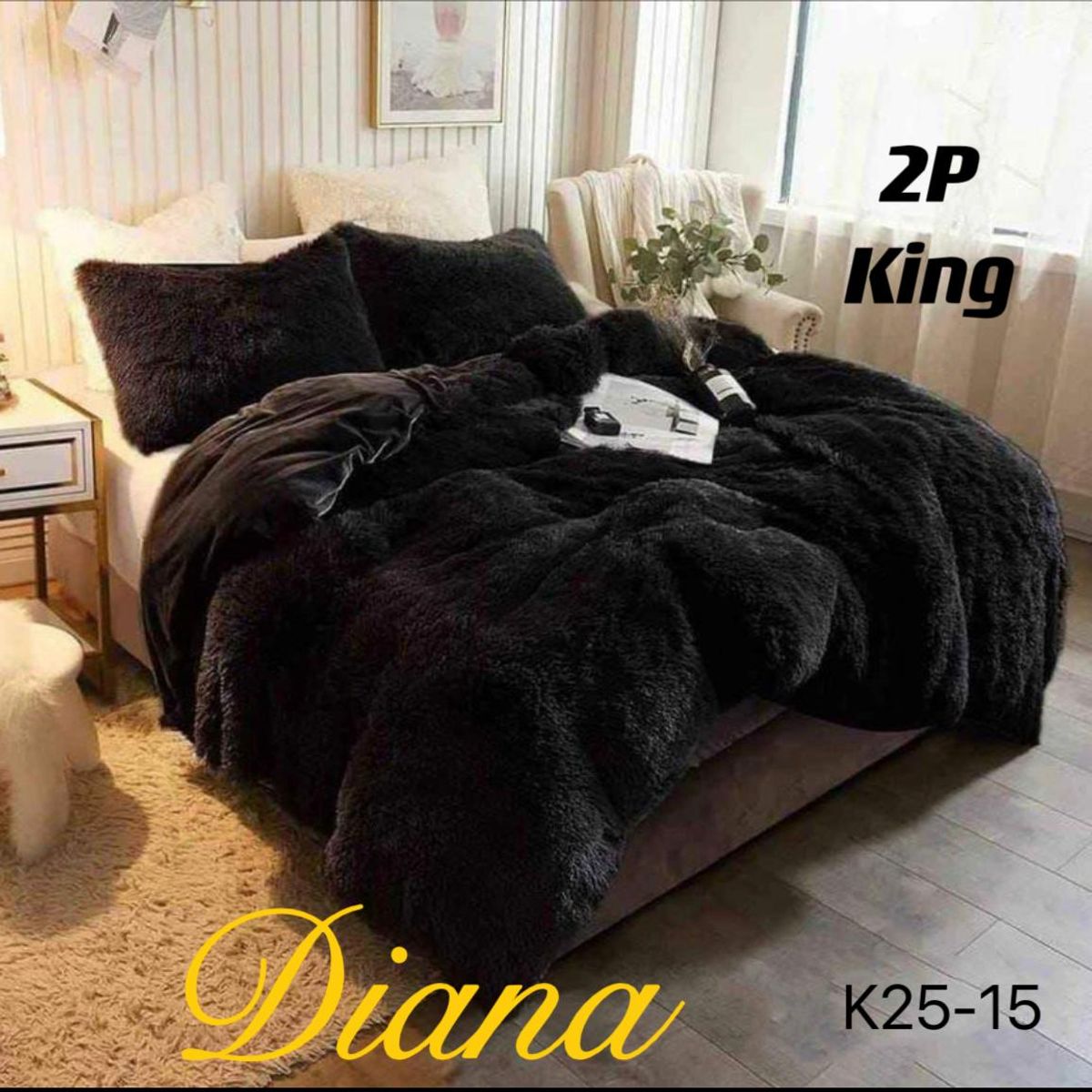 DIANA - Cobertor Peludo con Chiporro