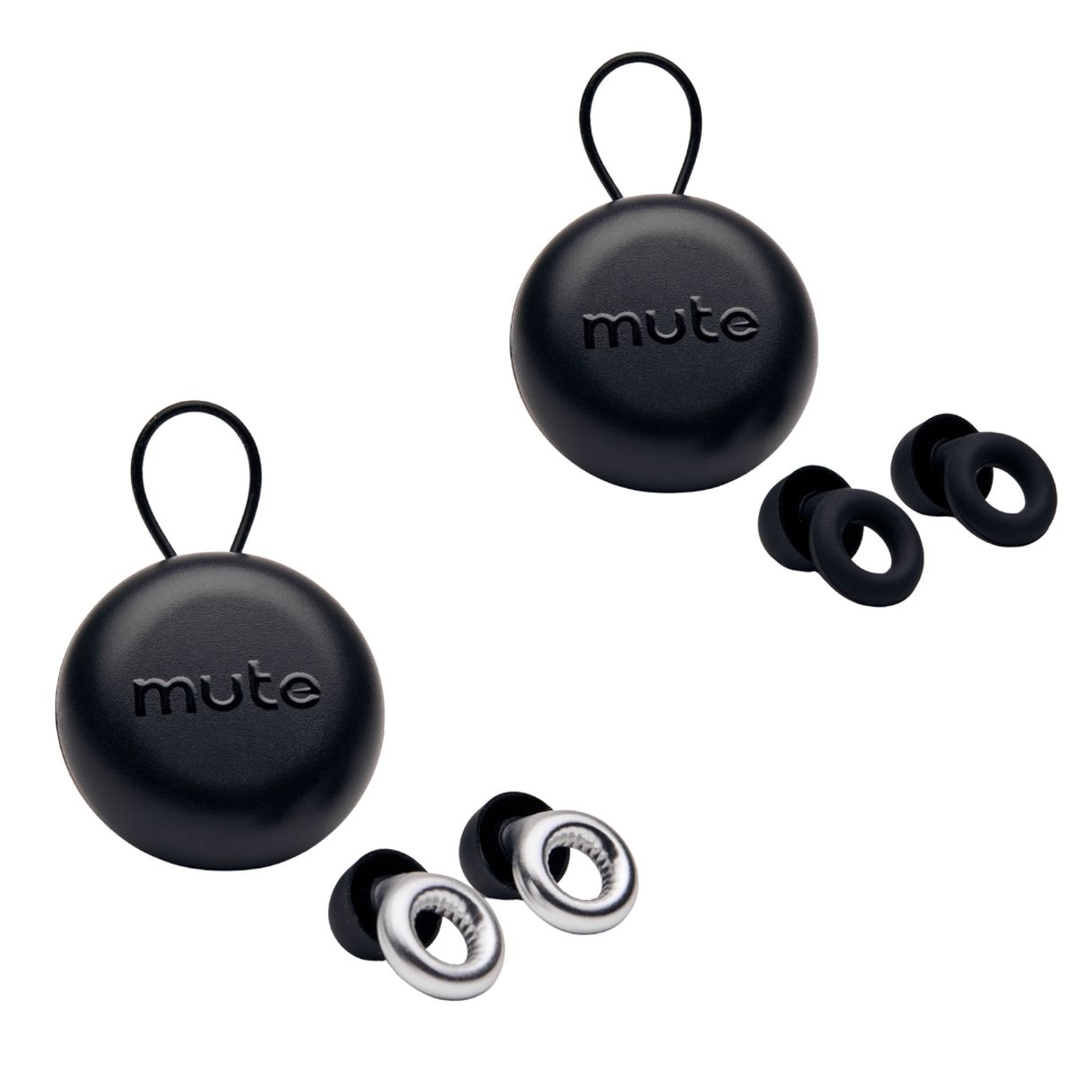 MUTES EARPLUGS - Pack 2 Tapones De Cancelacion De Ruido Mute Calm Mas Sense