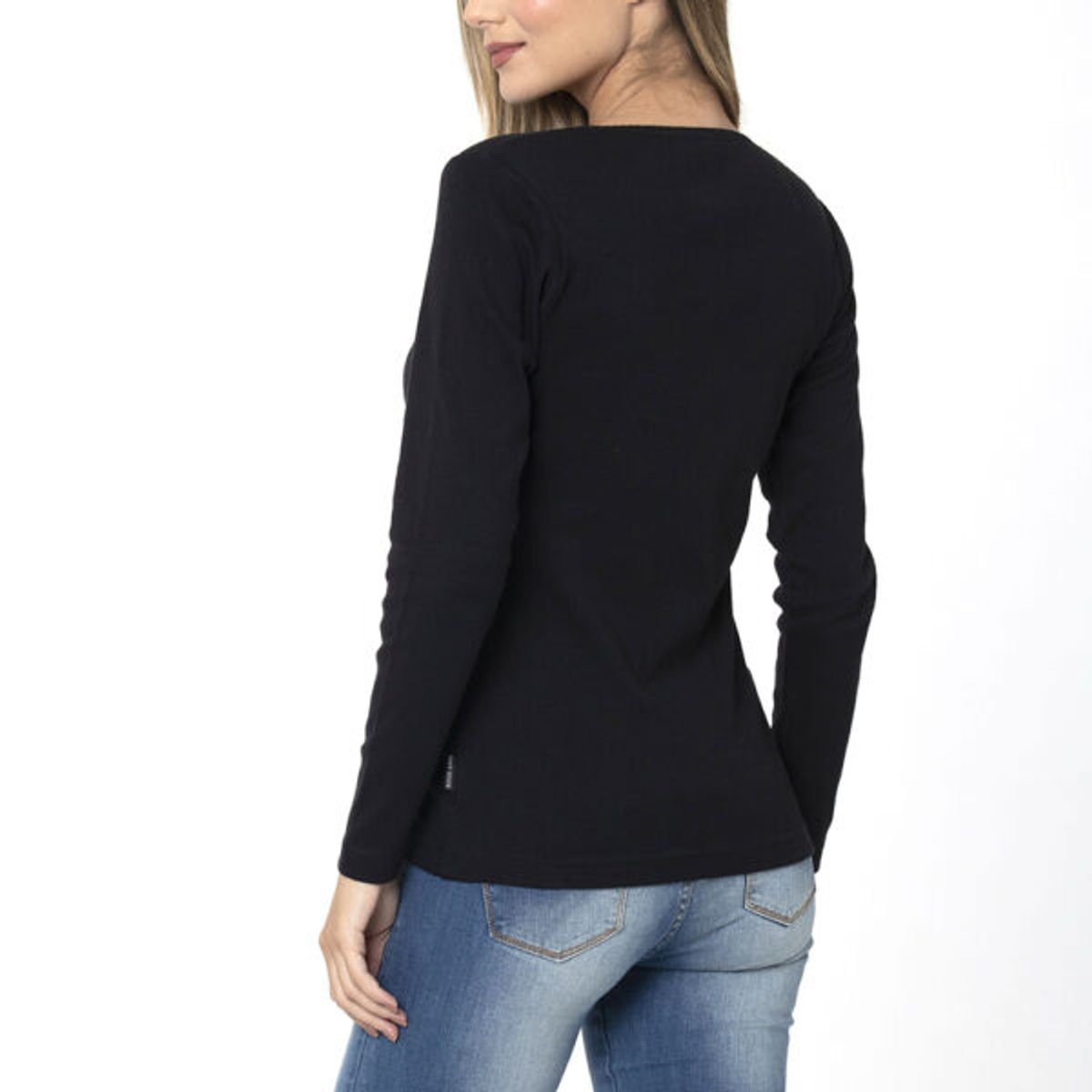 LADY GENNY - Camiseta Rib AlgodónCotton Mujer