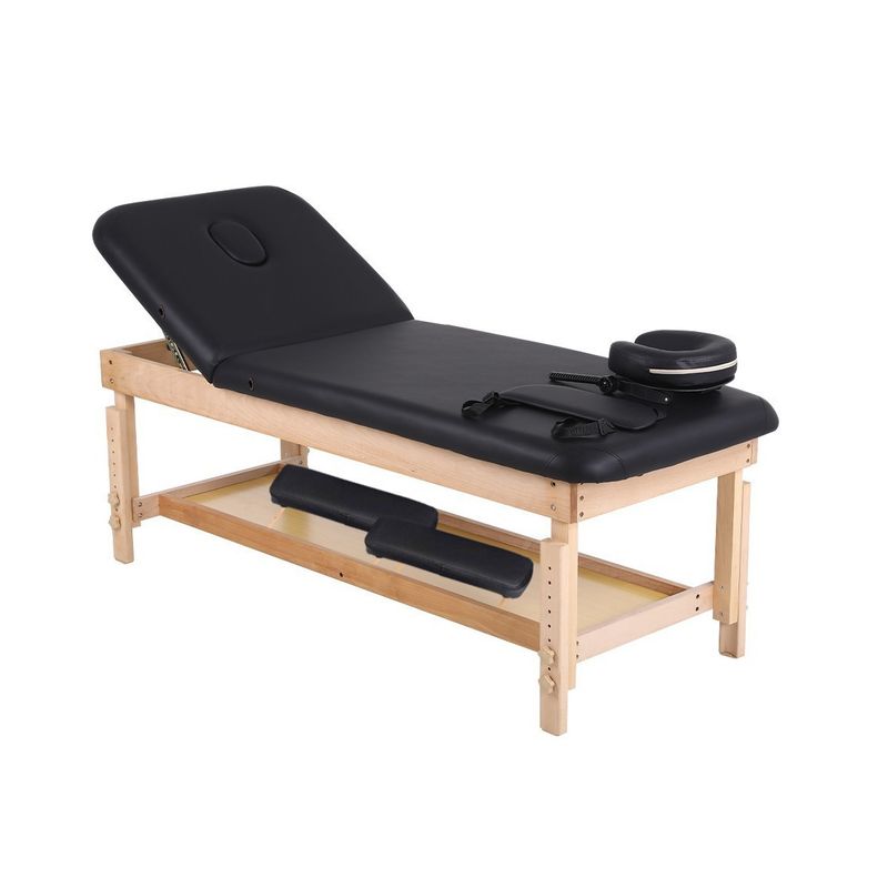 GENERICO - Camilla de masajes madera Spa Luxury S-Better Negra FMA103