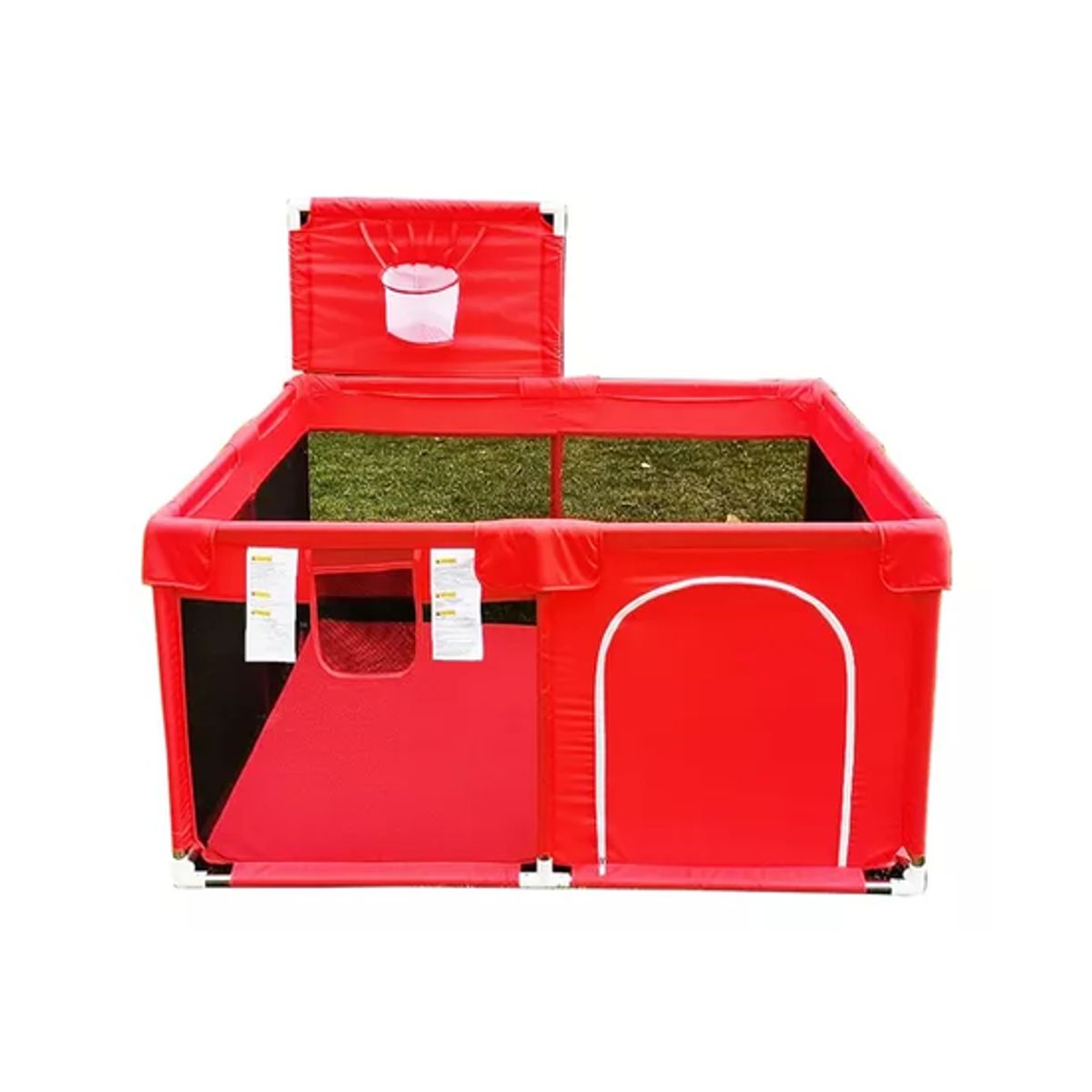 GENERICO - Corralito plegable para bebé corral de seguridad rojo