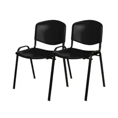 HABITA2 CHILE - Pack 2 Silla ISO Meeting Negro - Auditorio