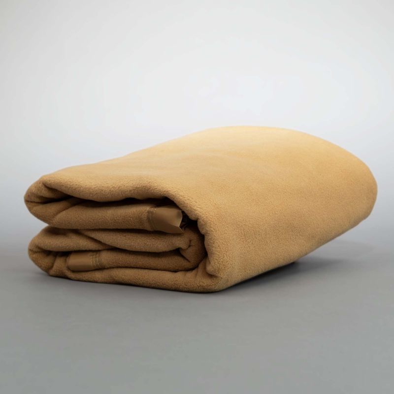 TEXTIL SUPER - FRAZADA DE POLAR COLOR BEIGE