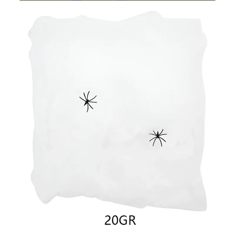 GENERICO - Set 6 Telaraña Blanca Halloween