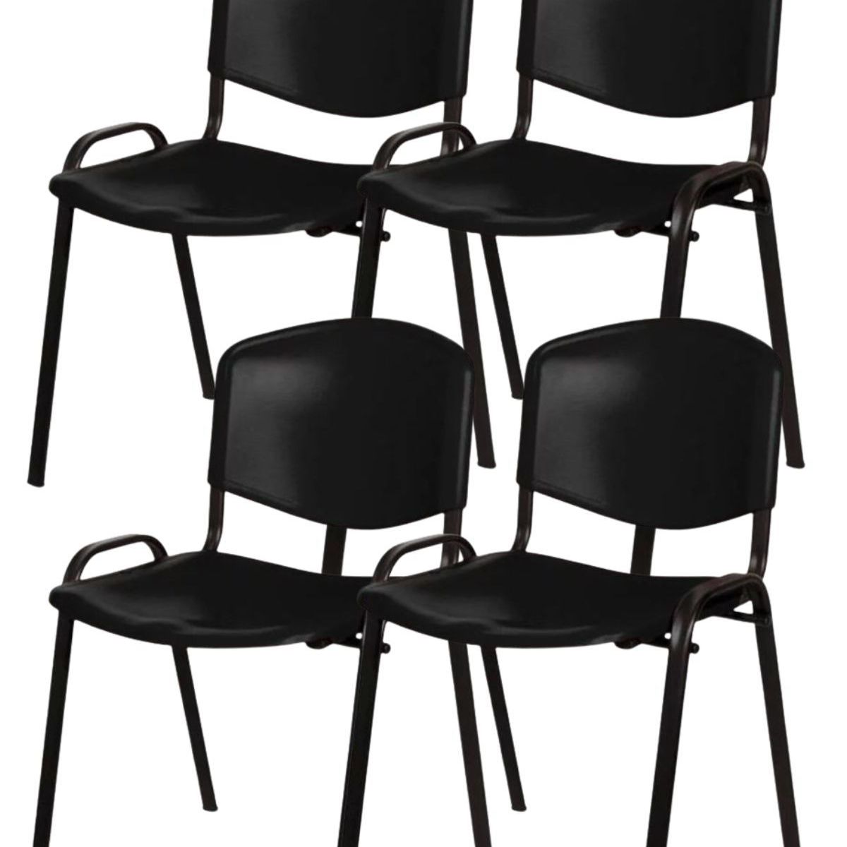 HABITA2 CHILE - Pack 4 Silla ISO Meeting Negro - Auditorio