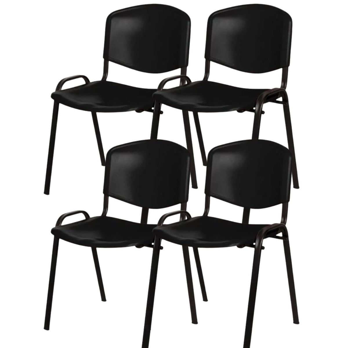 HABITA2 CHILE - Pack 4 Silla ISO Meeting Negro - Auditorio