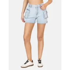 MAUI AND SONS - Short Halokea Celeste Mujer - Celeste