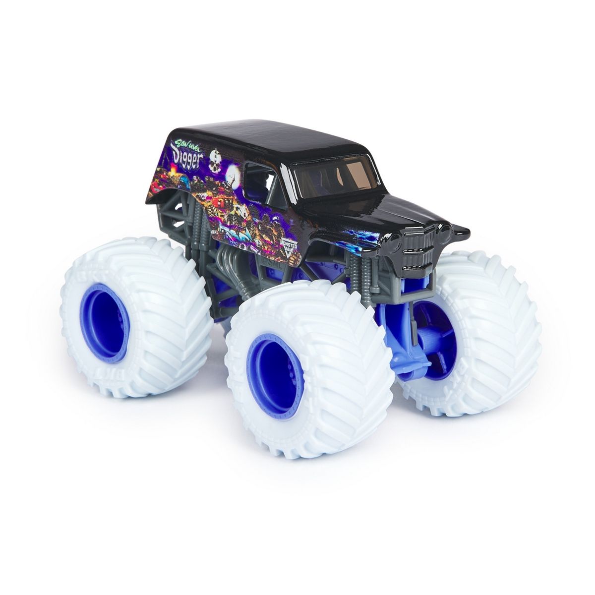 MONSTER JAM - Vehículo Monster Jam 1:64 Son Uva Digger metálico