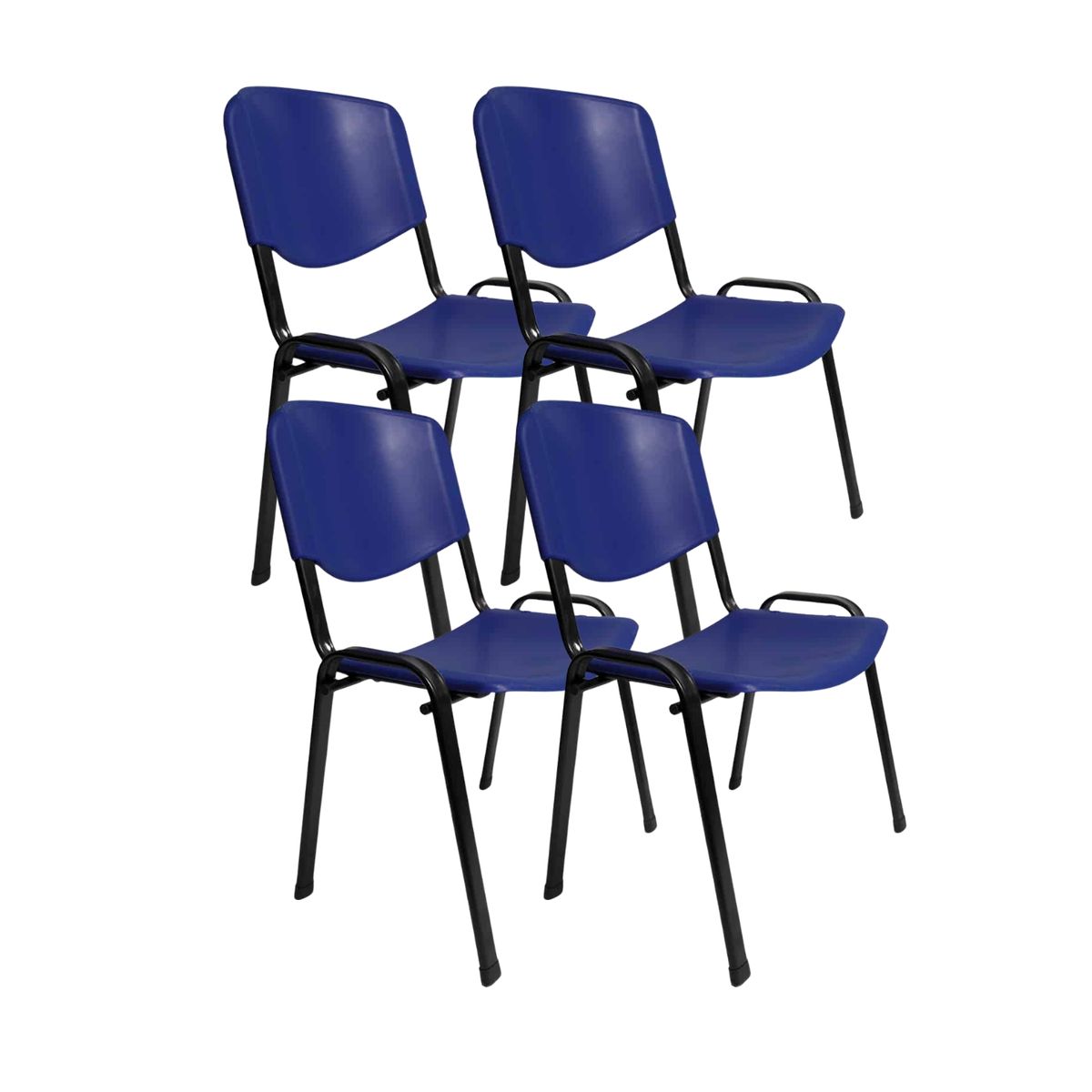 HABITA2 CHILE - Pack 4 Silla ISO Meeting Azul - Auditorio