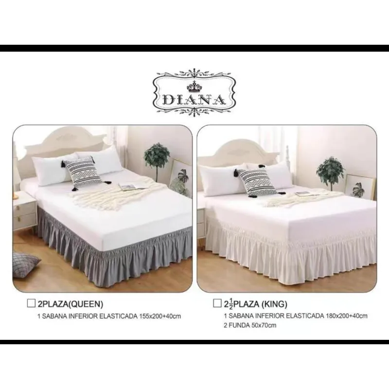 DIANA - Faldon Para Tarima de Cama