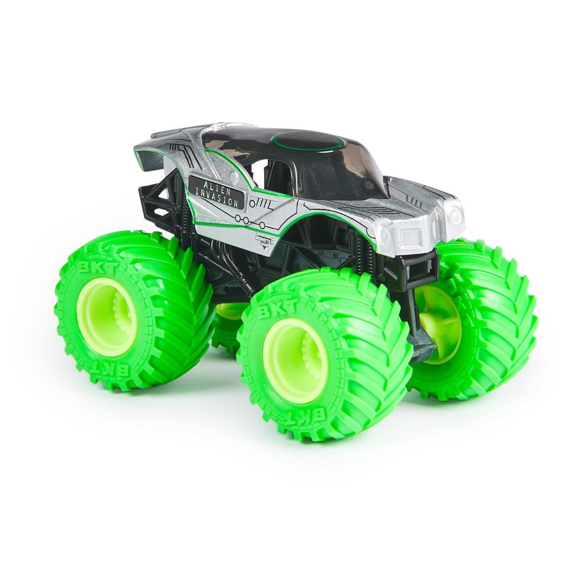 MONSTER JAM - Vehículo metálico Monster Jam 1:64 Alien Invasion