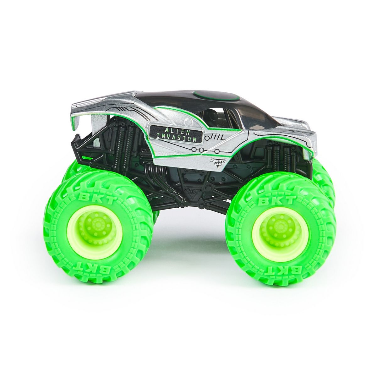MONSTER JAM - Vehículo metálico Monster Jam 1:64 Alien Invasion