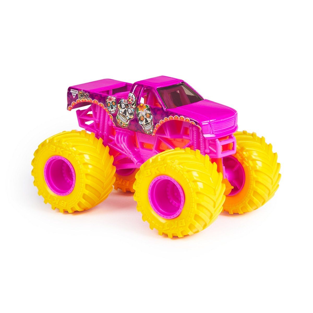 MONSTER JAM - Vehículo Monster Jam 1:64 calavera metálico