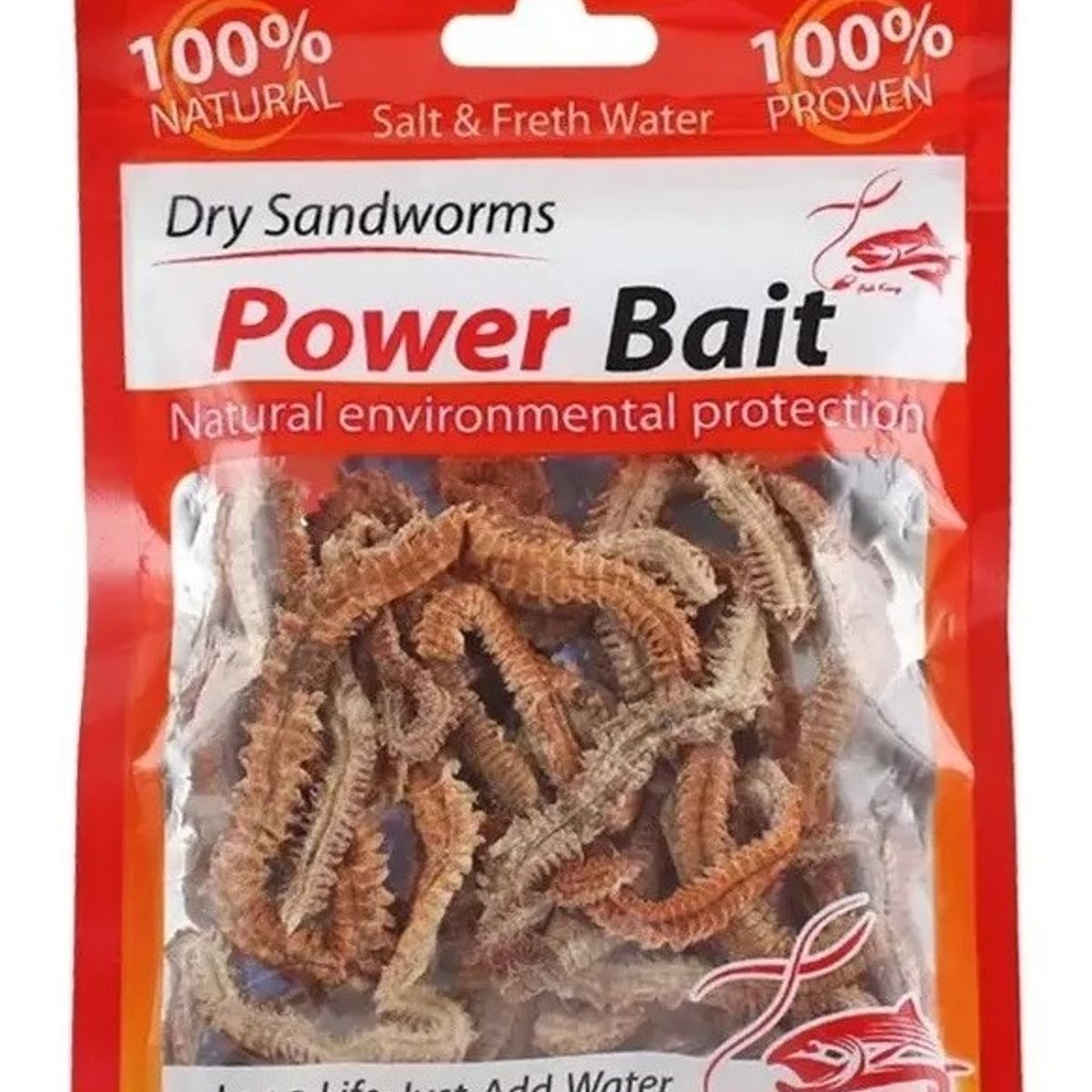 GENERICO - Cebo Señuelo Natural Deshidratado Weple  Pesca 10g