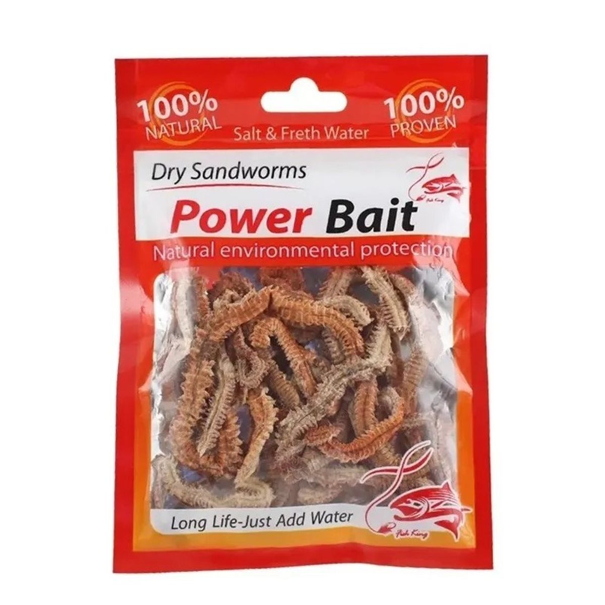 GENERICO - Cebo Señuelo Natural Deshidratado Weple  Pesca 10g