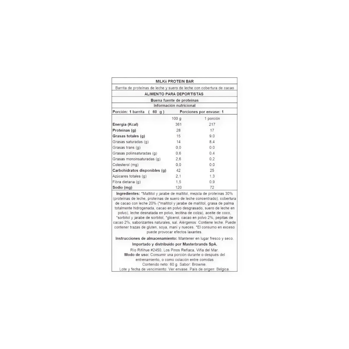 QNT - BOX 12 BARRAS DE PROTEINA MILKII PROTEIN BAR COCONUT FLAKES  60GRS - QNT