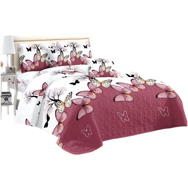 GENERICO - Cubrecama De Verano King 250x270cm Colcha + 2 Fundas Cobertor