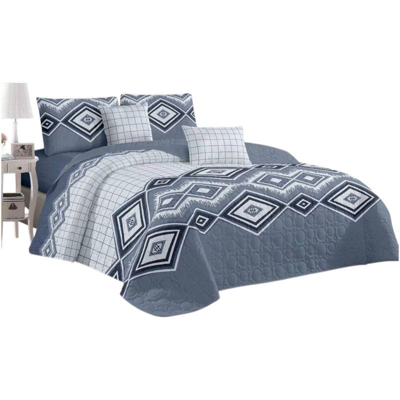 GENERICO - Cubrecama De Verano King 250x270cm Colcha + 2 Fundas Cobertor