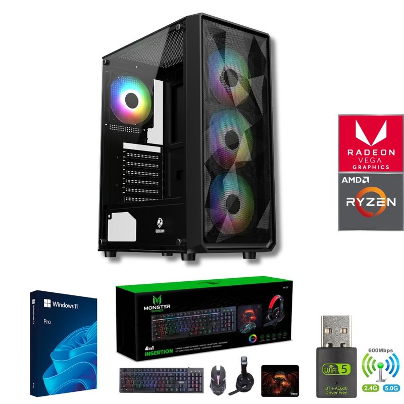 AMD CORP - Pc Gamer AMD Ryzen 7 5700G - 32GB - Vega 8 - 2TB - PELU