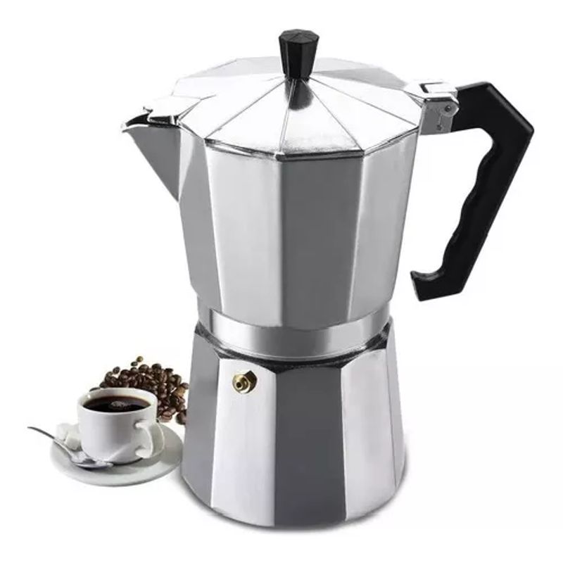 GENERICO - Cafetera italiana de aluminio express 9 tazas