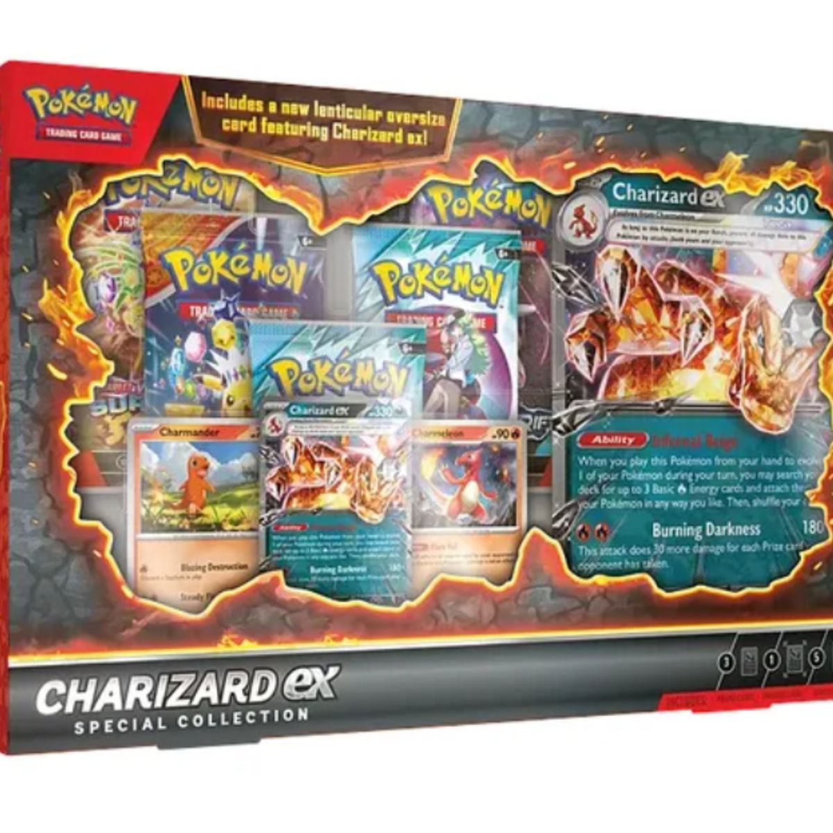 EDGE ENTERTAINMENT - Pokemon Tcg Charizard Ex Special Collection Ingles
