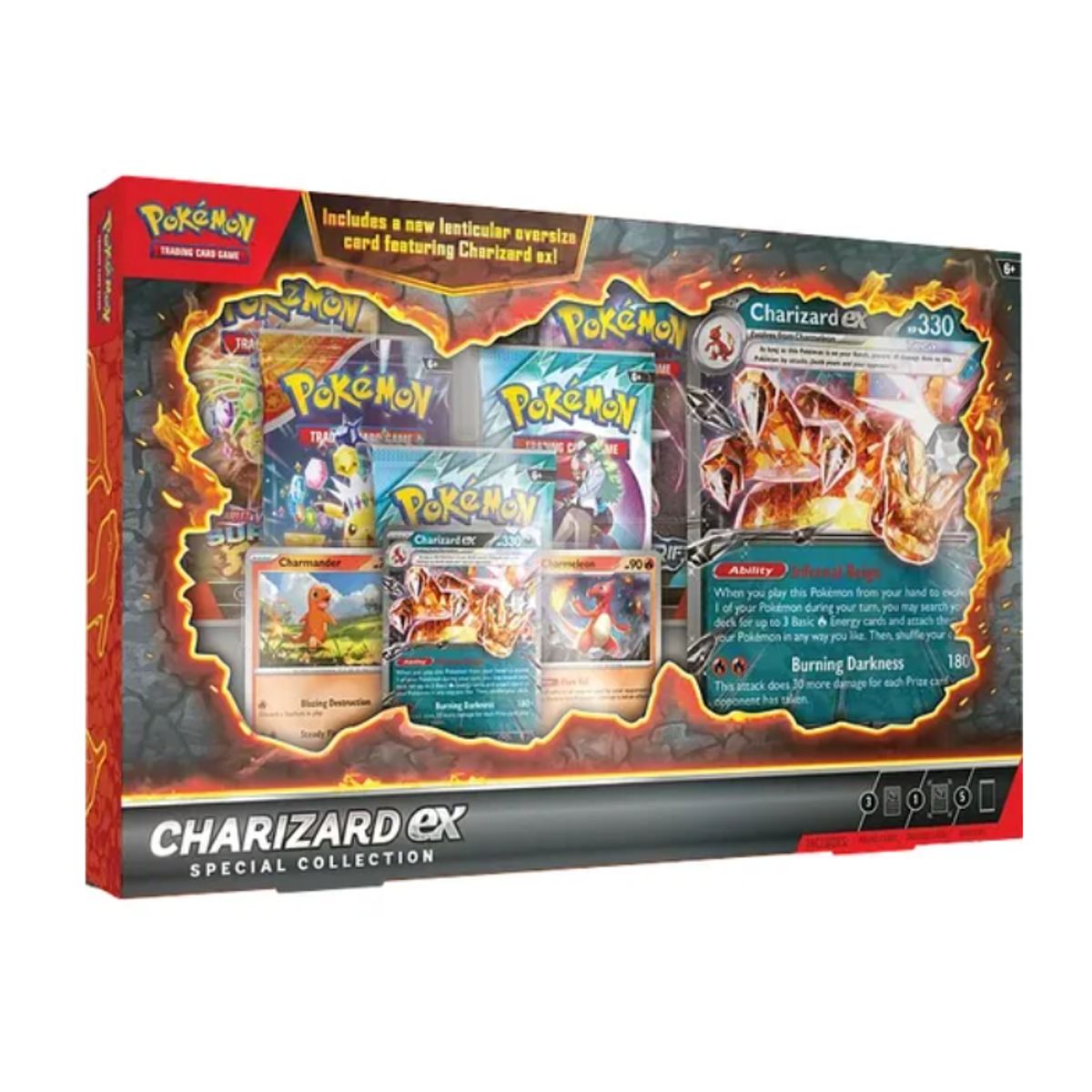 EDGE ENTERTAINMENT - Pokemon Tcg Charizard Ex Special Collection Ingles