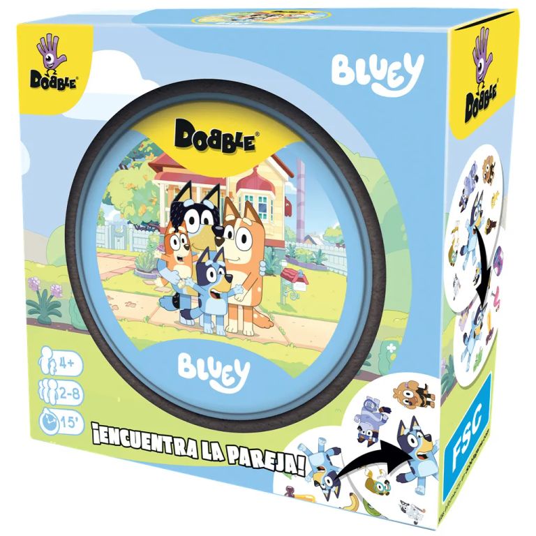 Dobble Bluey Eco - Juego De Mesa - en Español Diverti