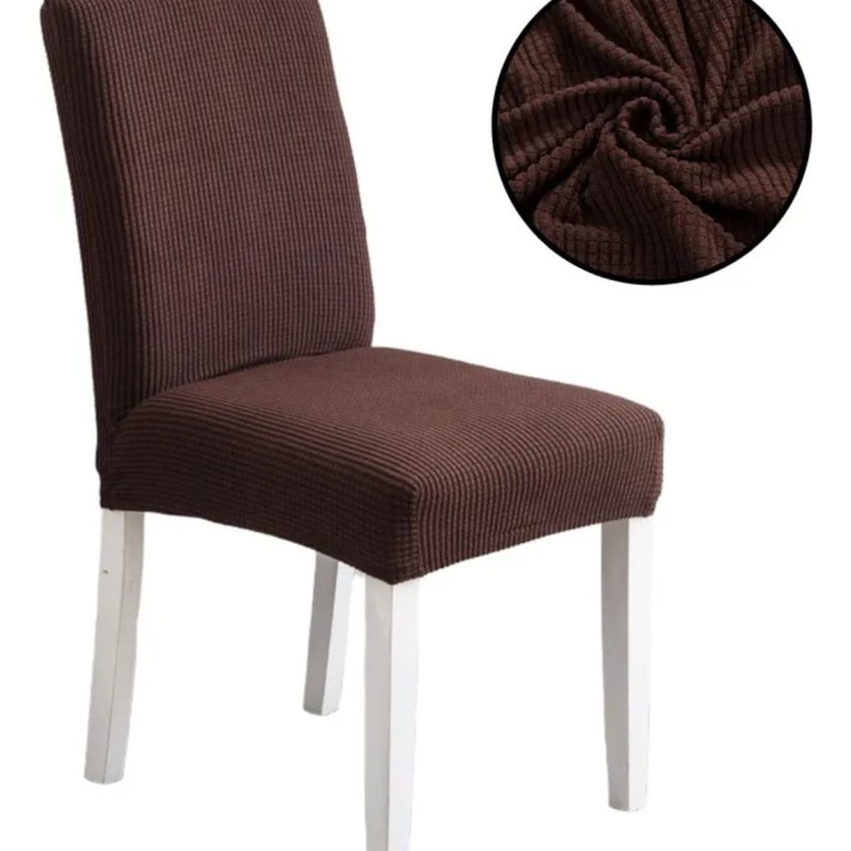 GENERICO - funda para silla tela textura  pack de 6 cuadrlle