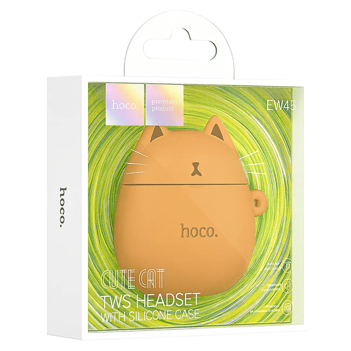 HOCO - Audífonos Inalámbricos Bluetooth Con Funda De Gato Hoco Ew45