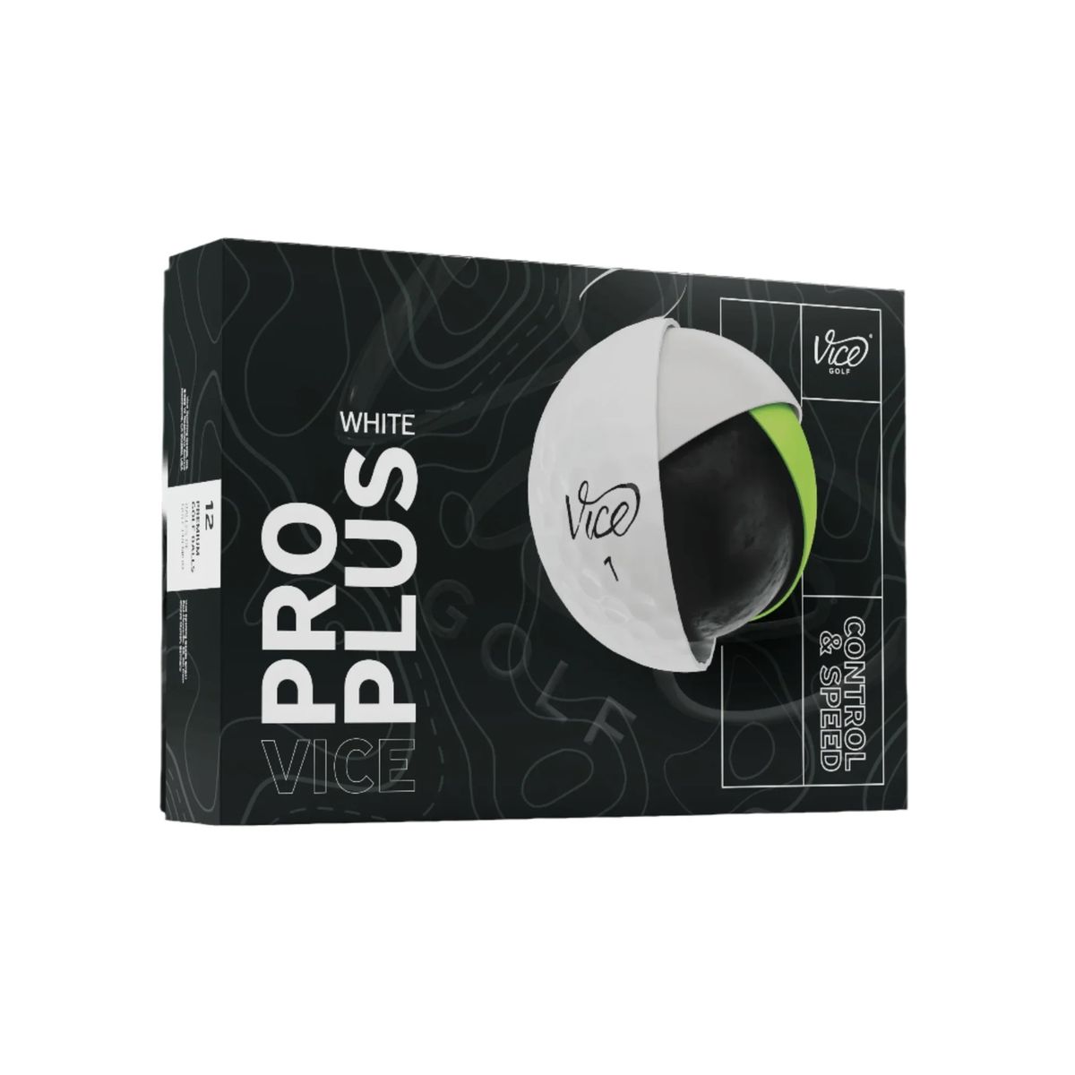 VICE GOLF - Vice Pro Plus - 12 pelotas de golf