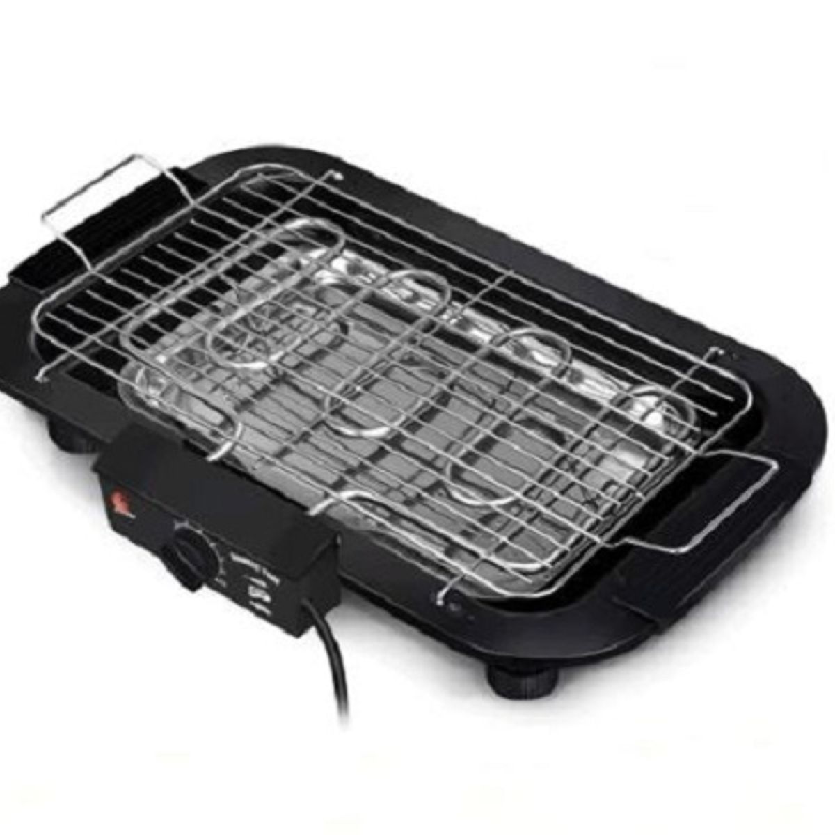 GENERICO - Parrilla Eléctrica Antiadherente para Interiores