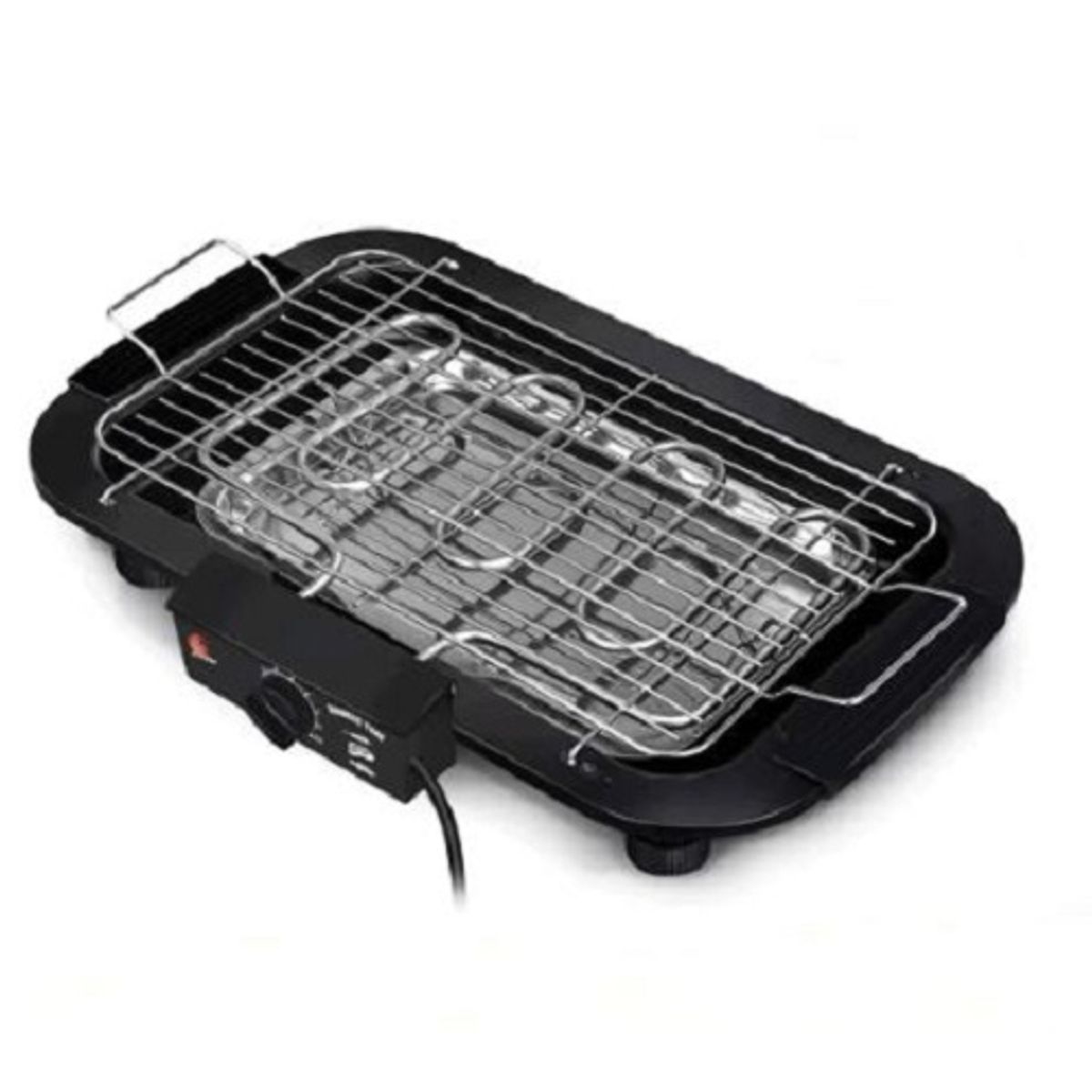 GENERICO - Parrilla Eléctrica Antiadherente para Interiores