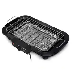 GENERICO - Parrilla Eléctrica Antiadherente para Interiores