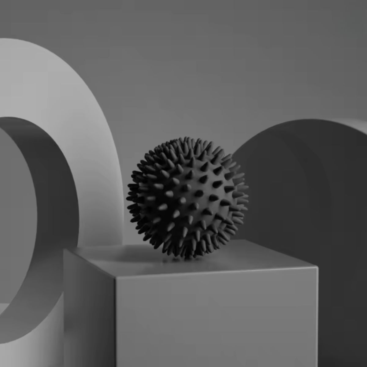 GENERICO - Pelota Masajes Puas Masajes Erizo Rehabilitación Yoga Pilate