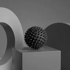 GENERICO - Pelota Masajes Puas Masajes Erizo Rehabilitación Yoga Pilate