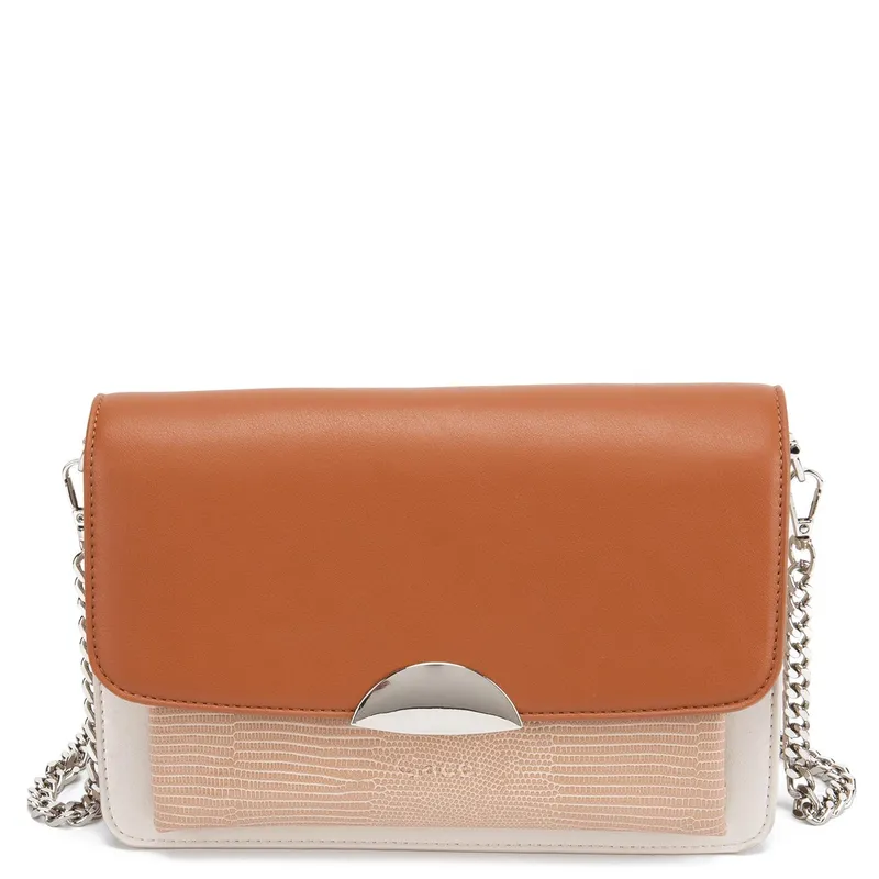 GACEL - Cartera - Retro Con Tapa Pequeña - Gacel - Capuccino