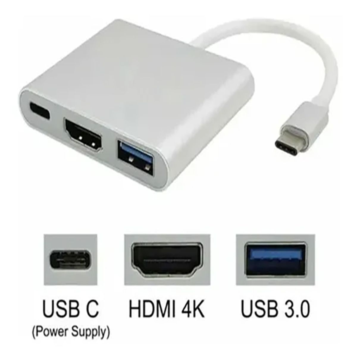 EON - Adaptador Usb Tipo C A Hdmi 4k / Usb 3.1 / Usb-c