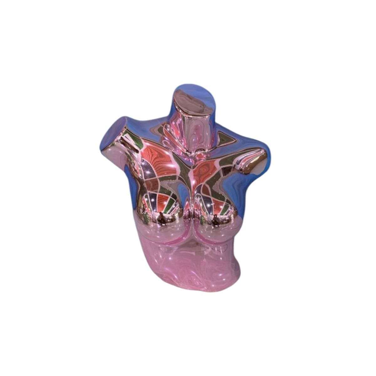 GENERICO - Torso Exhibidor Rosa Femenino Gms