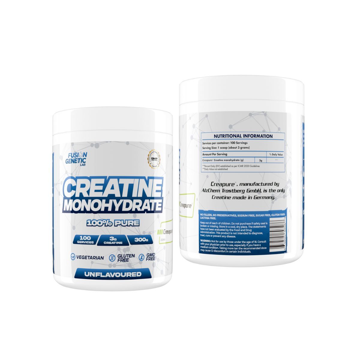 FUSION GENETIC LAB - CREATINE MONOHYDRATE 100% CREAPURE®