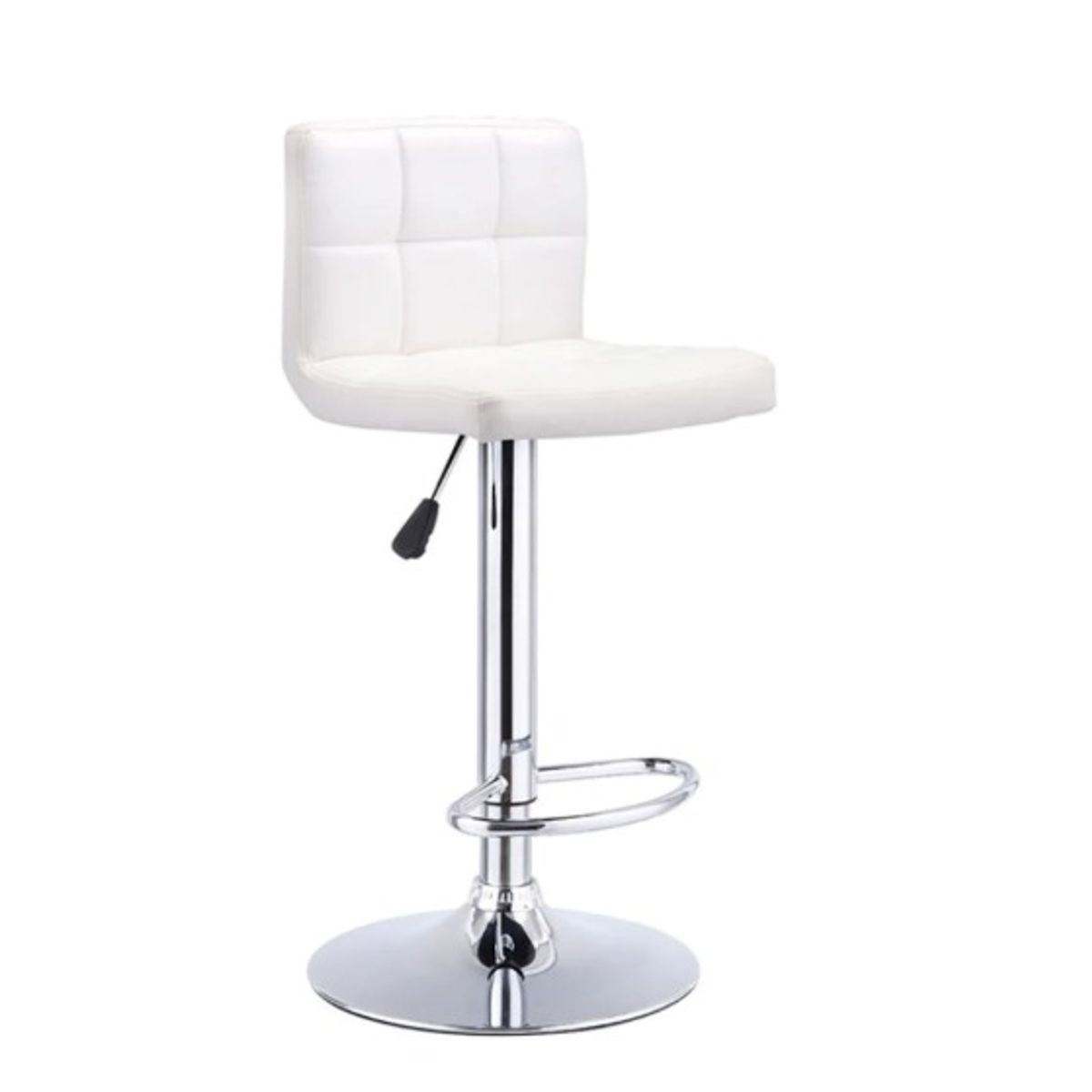 HABITA2 CHILE - Taburete elegante altura regulable Tiana - Blanco