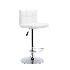 HABITA2 CHILE - Taburete elegante altura regulable Tiana - Blanco