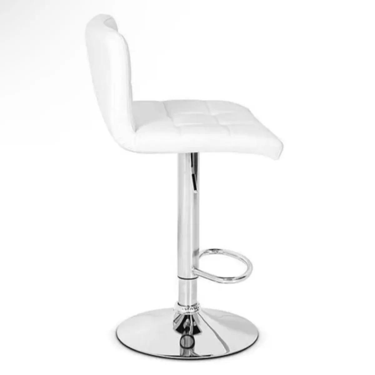 HABITA2 CHILE - Taburete elegante altura regulable Tiana - Blanco