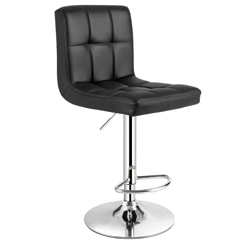 HABITA2 CHILE - Taburete elegante altura regulable Tiana - Negro