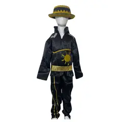 EKOL TACTICA MILITAR - Traje Caporal Niño Incluye Sombrero Traje Tipico Fiestas