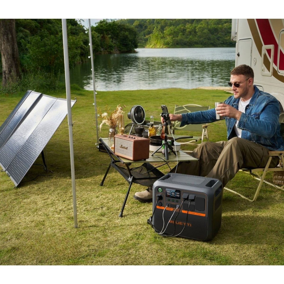 BLUETTI - CENTRAL DE ENERGÍA DE RESPALDO PORTATIL BLUETTI AC50P 700W