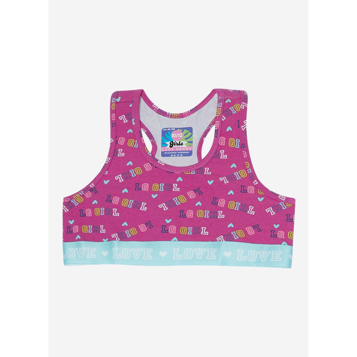 LADY GENNY - Top De Niña De Algodón Y Spandex