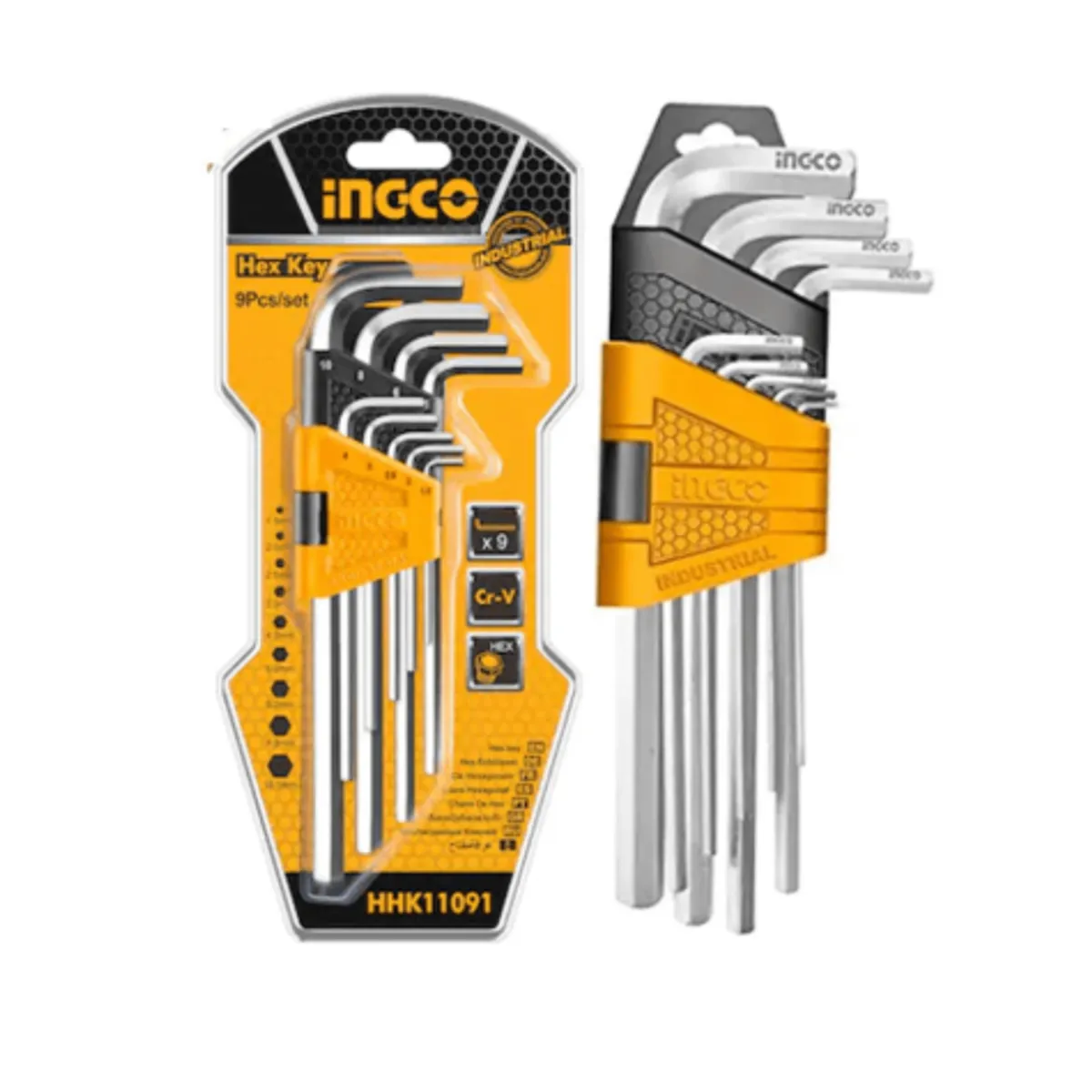 JGOLLAVE ALLEN HEXG 15-10MM INGCO HHK11091 9PZA, marca INGCO - Foto 2