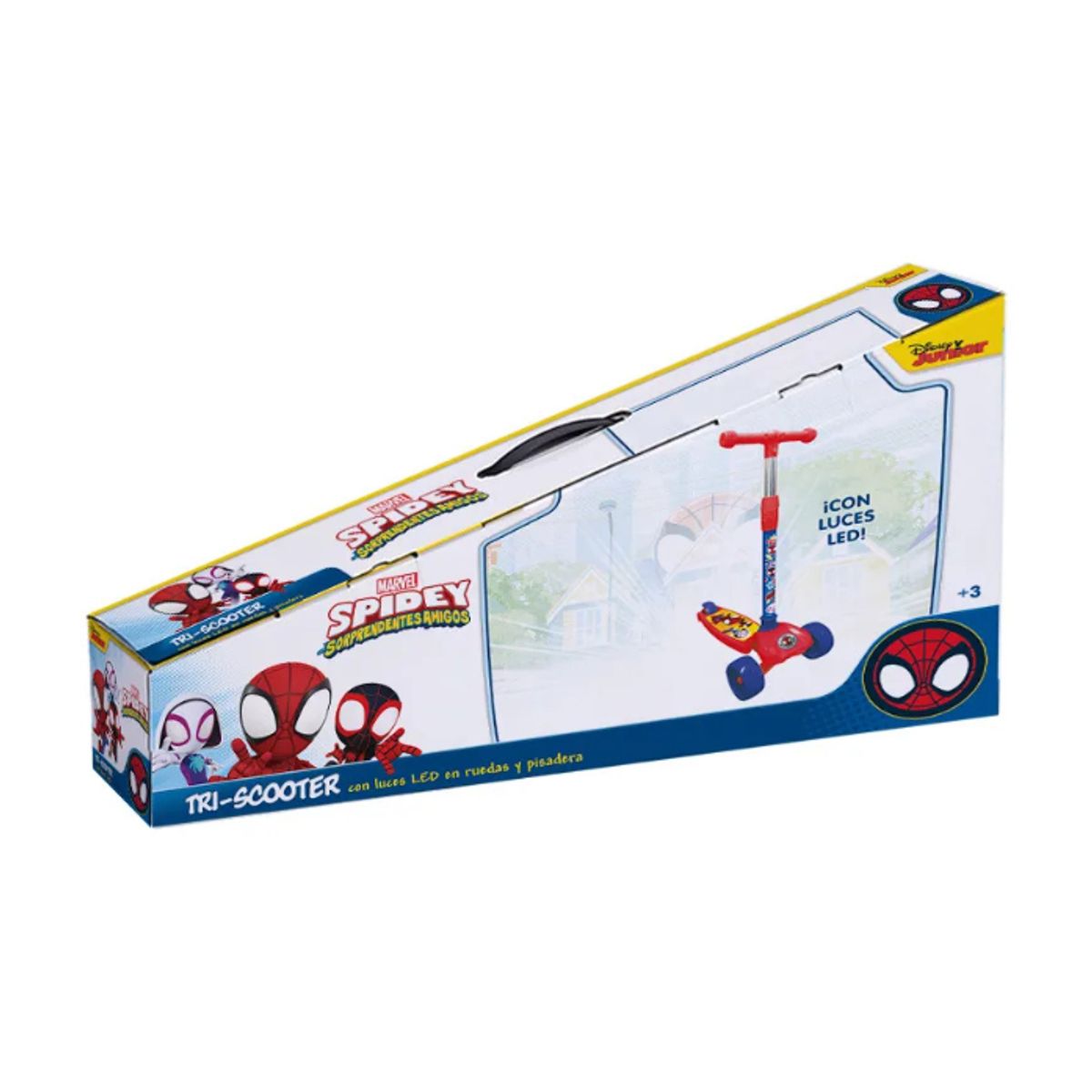 BALOGO - Super Scooter Luces Led Spidey