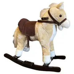 BALOGO - CABALLO BEIGE BALANCIN MECEDOR CON SONIDO